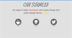 Desktop Screenshot of cansurmeli.com